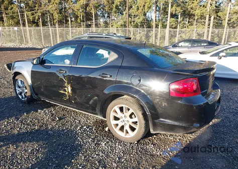 2013 Dodge Avenger R/T из США, поврежденный, VIN 1C3CDZBG9DN604871